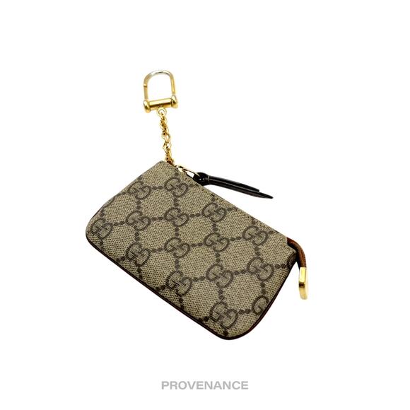 🔴 Gucci Key Pouch Cles - GG Supreme Brown - Picture 5 of 8